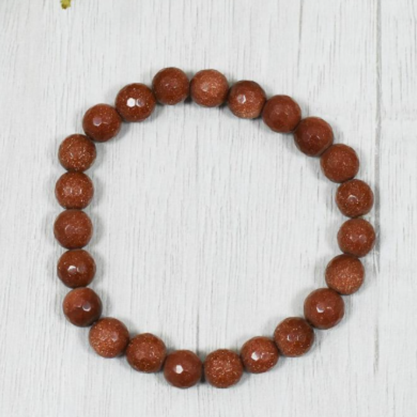 Brown Goldstone Bracelet [Certified | Abhimantrit - Energized | 100% Original and Natural]