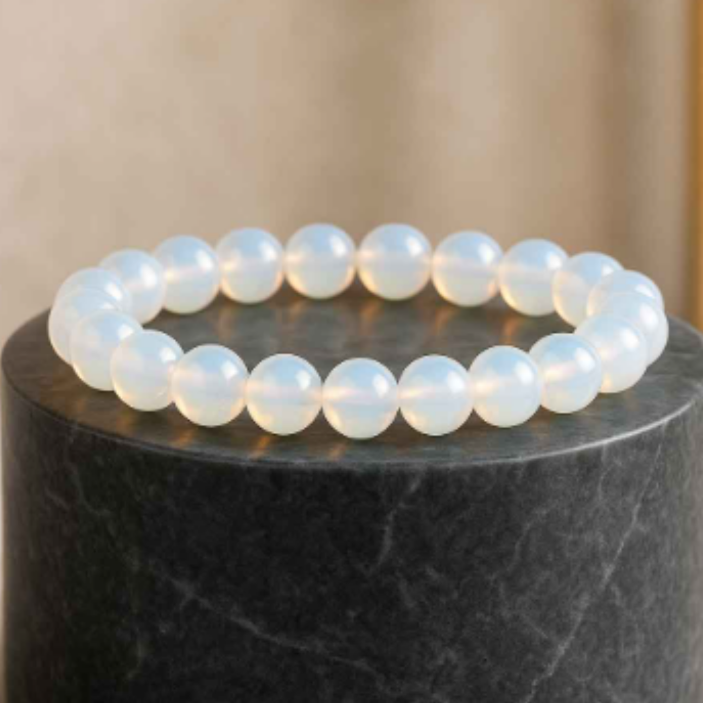 Opalite Bracelet [Certified | Abhimantrit - Energized | 100% Original and Natural]