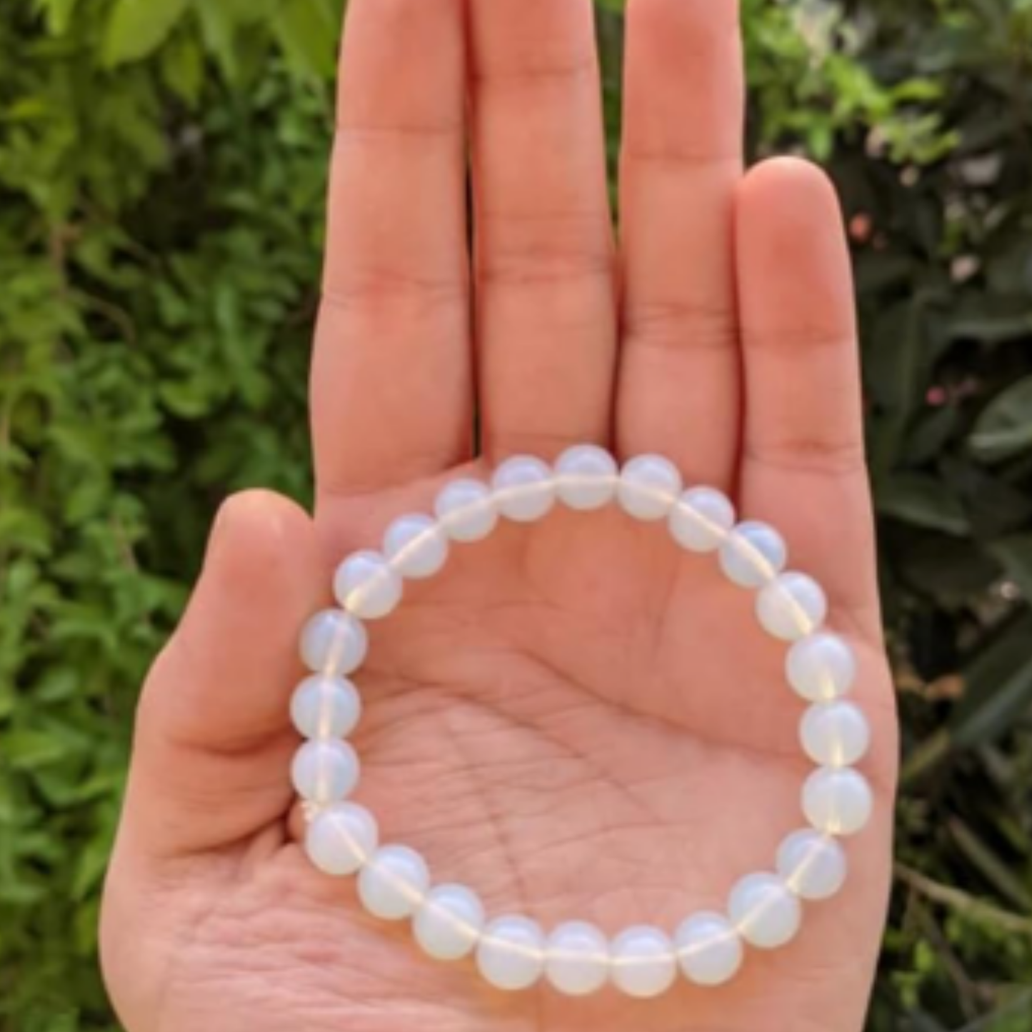 Opalite Bracelet [Certified | Abhimantrit - Energized | 100% Original and Natural]