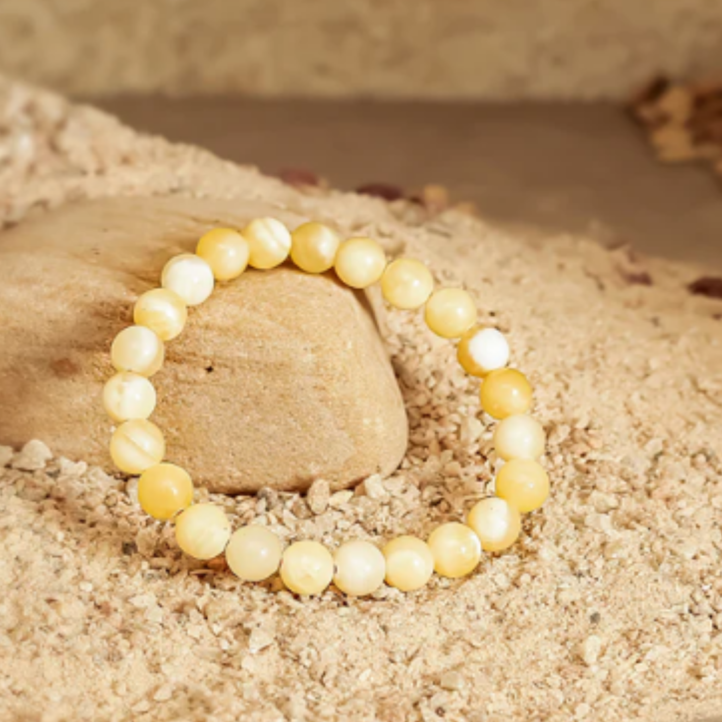 Calcite Bracelet [Certified | Abhimantrit - Energized | 100% Original and Natural]