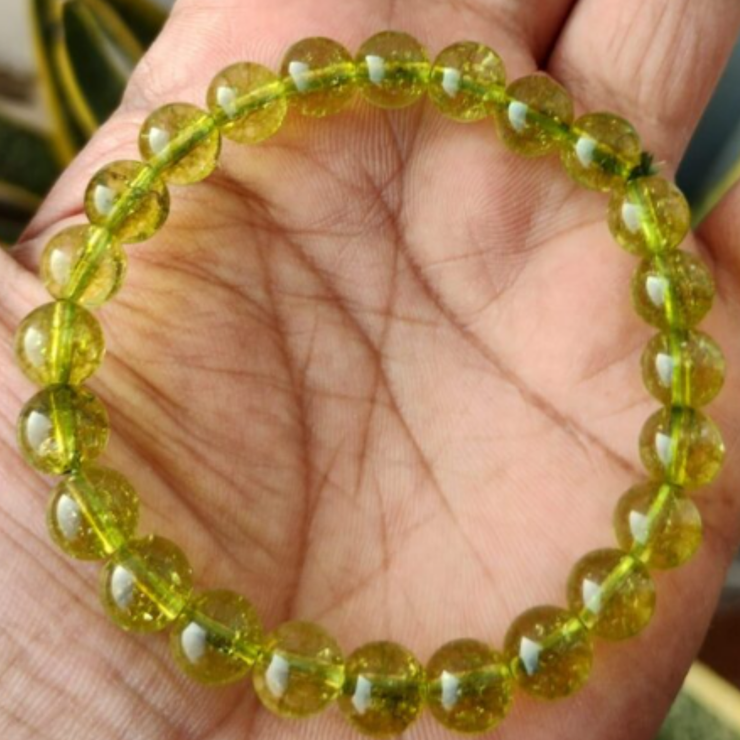 Peridot Bracelet [Certified | Abhimantrit - Energized | 100% Original and Natural]