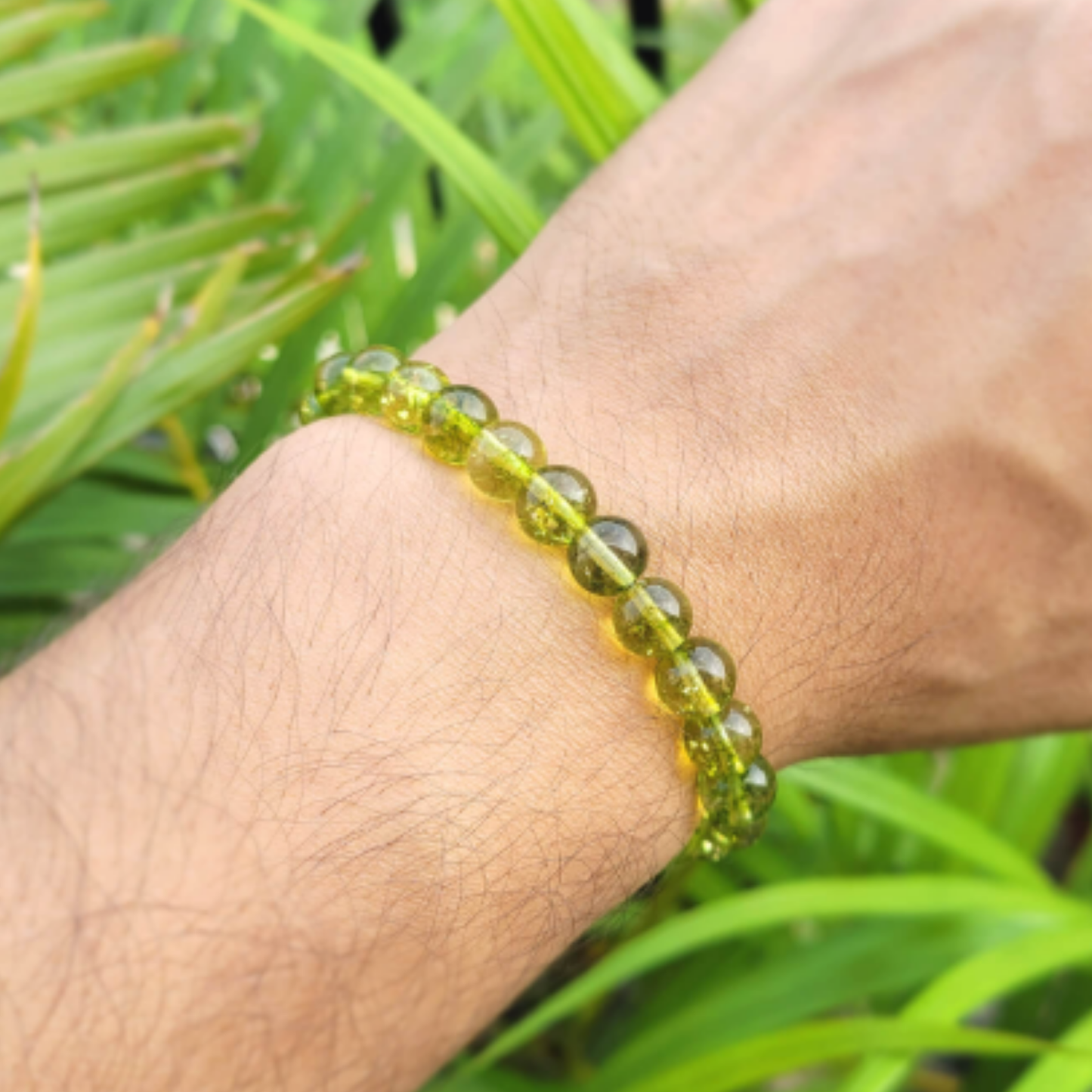 Peridot Bracelet [Certified | Abhimantrit - Energized | 100% Original and Natural]