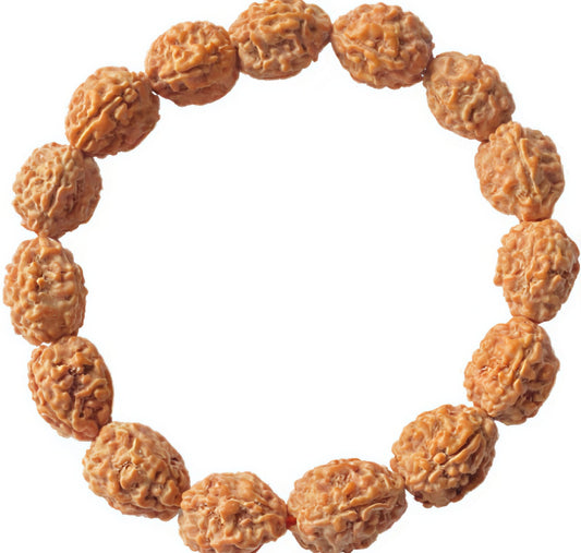 4 Mukhi Rudraksha Bracelet (Indonesia)[Certified | Abhimantrit - Energized | 100% Original and Natural]