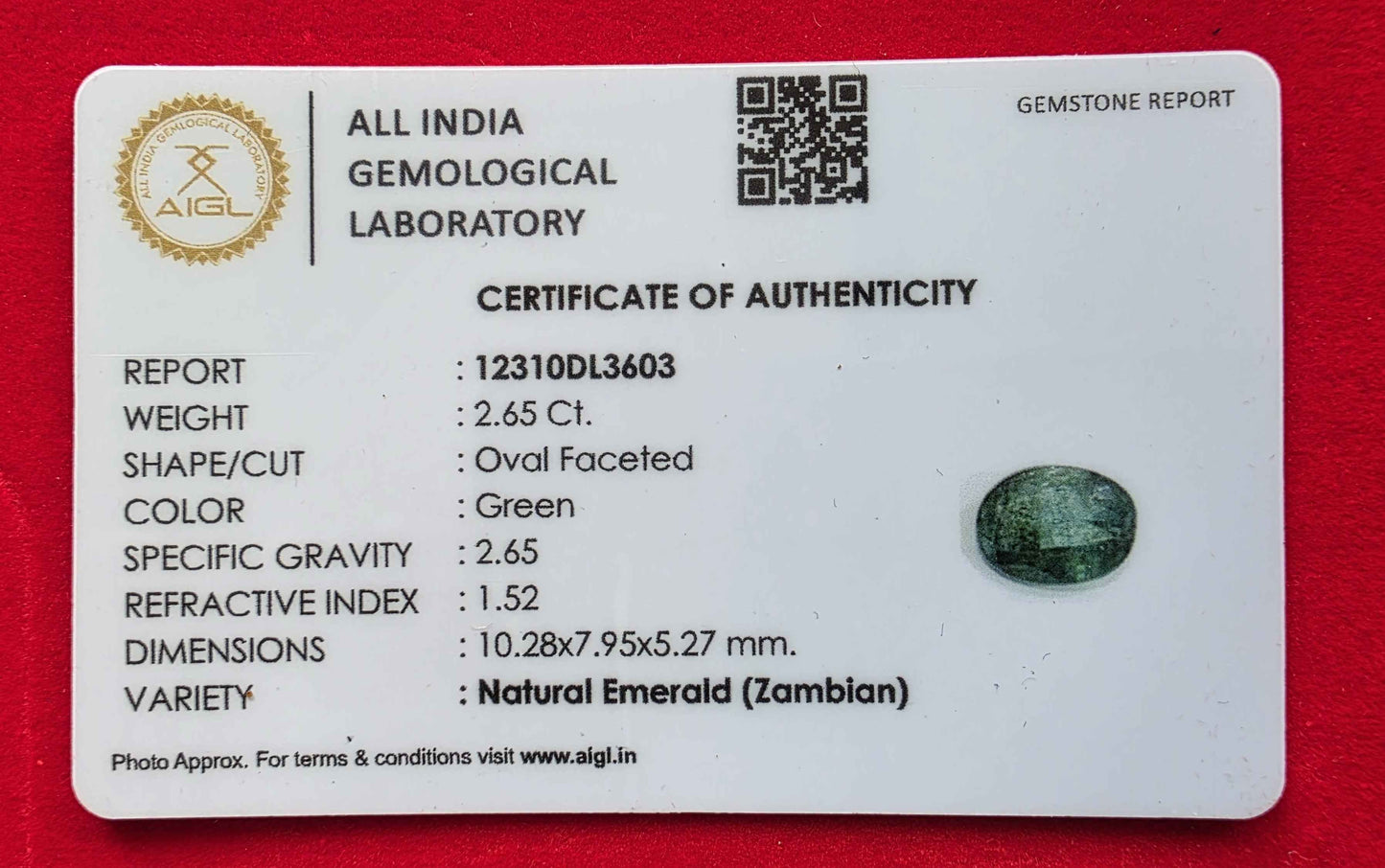 Emerald (Panna) – Powerful Mercury Gemstone for Intelligence, Business & Communication | Lab Certified | Natural | 100% Original