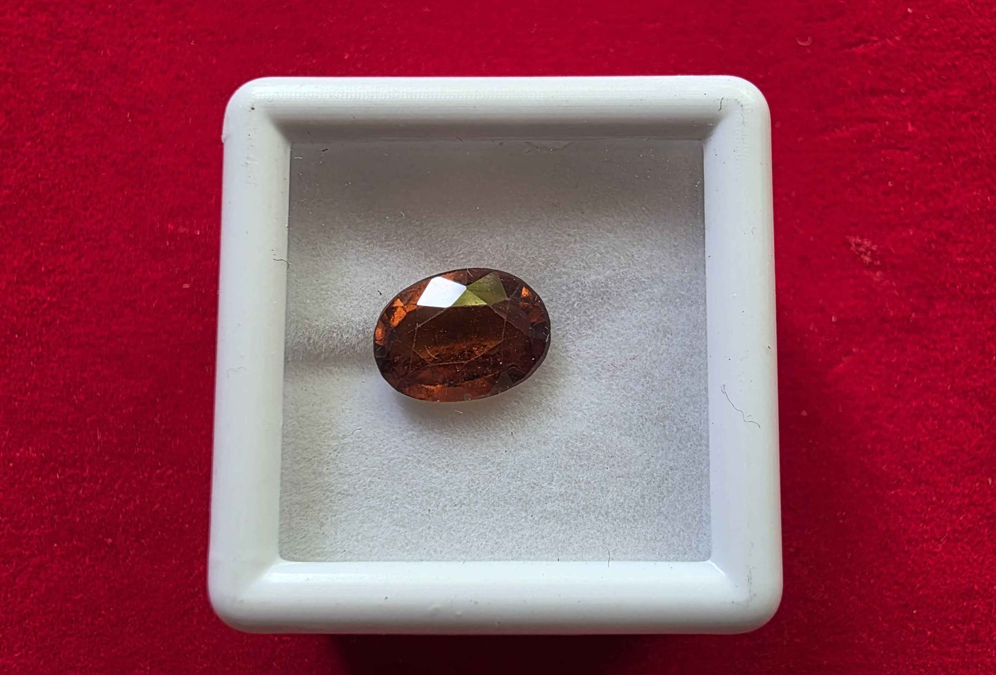 Hessonite (Gomed) – Powerful Rahu Gemstone for Success, Stability & Protection | Lab Certified | Natural | 100% Original