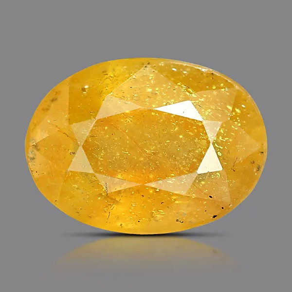 Yellow Sapphire - Pukhraj [Certified | Abhimantrit - Energized | 100% Original and Natural]
