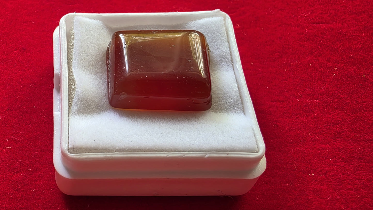 Red Hakik (Red Agate) – Powerful Protection, Courage & Strength Stone | Lab Certified | Natural | 100% Original