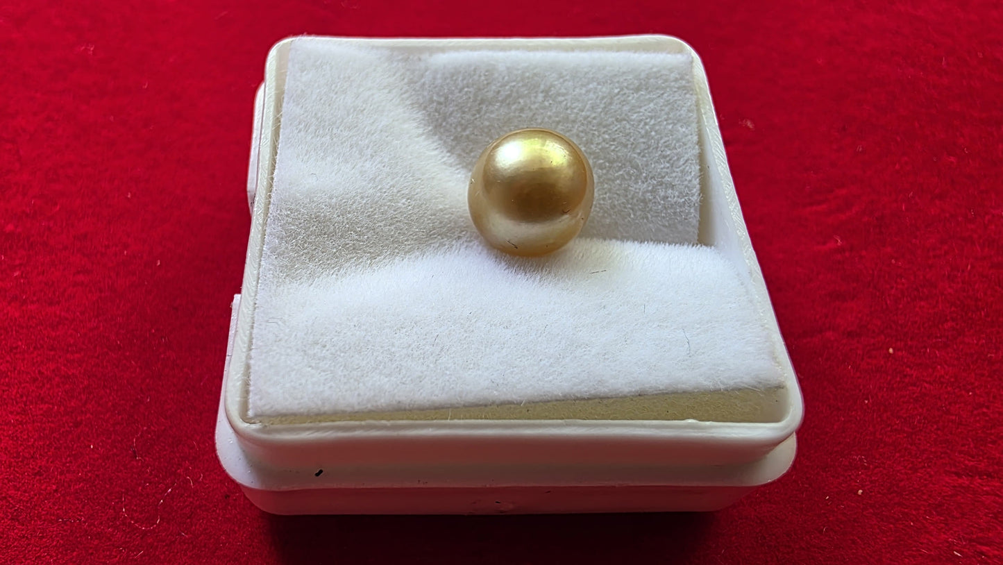 Golden Pearl Stone (Sunehla Moti) – Moon Prosperity, Peace & Wealth Stone | Lab Certified | Natural | 100% Original