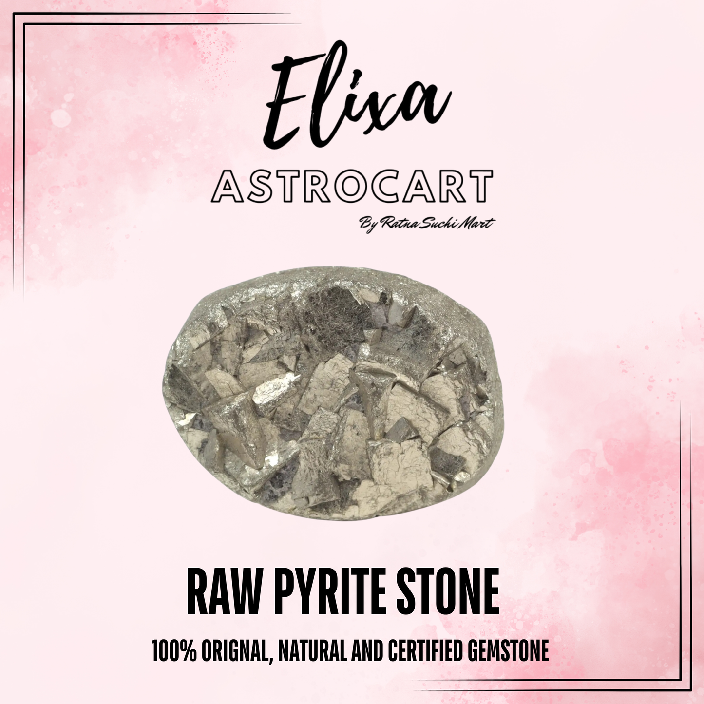 Raw Pyrite Stone – Powerful Wealth, Prosperity & Abundance Crystal | Natural | 100% Original