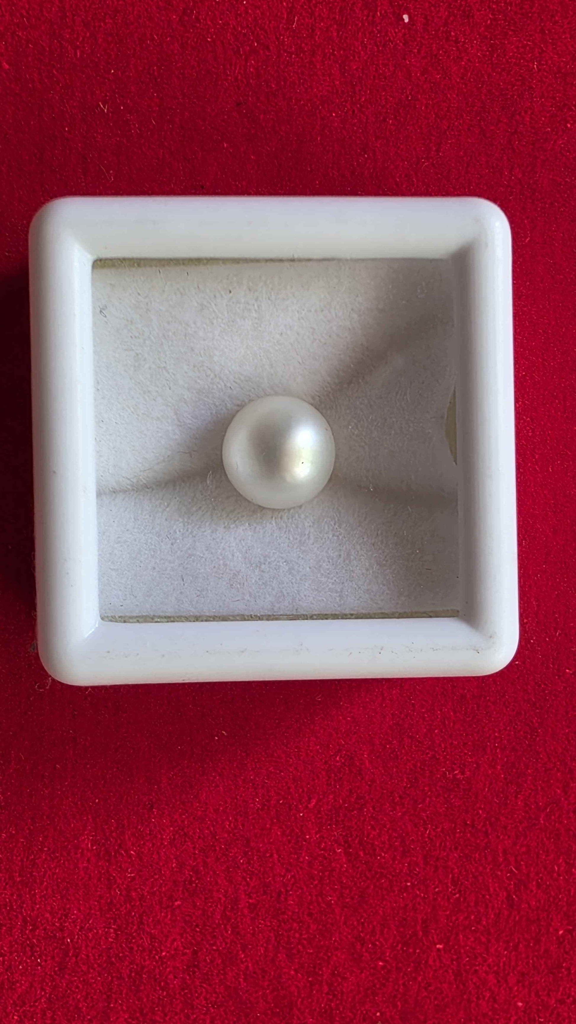 White Pearl Stone (Moti) – Powerful Moon Gemstone for Peace, Emotional Balance & Happiness | Lab Certified | Natural | 100% Original
