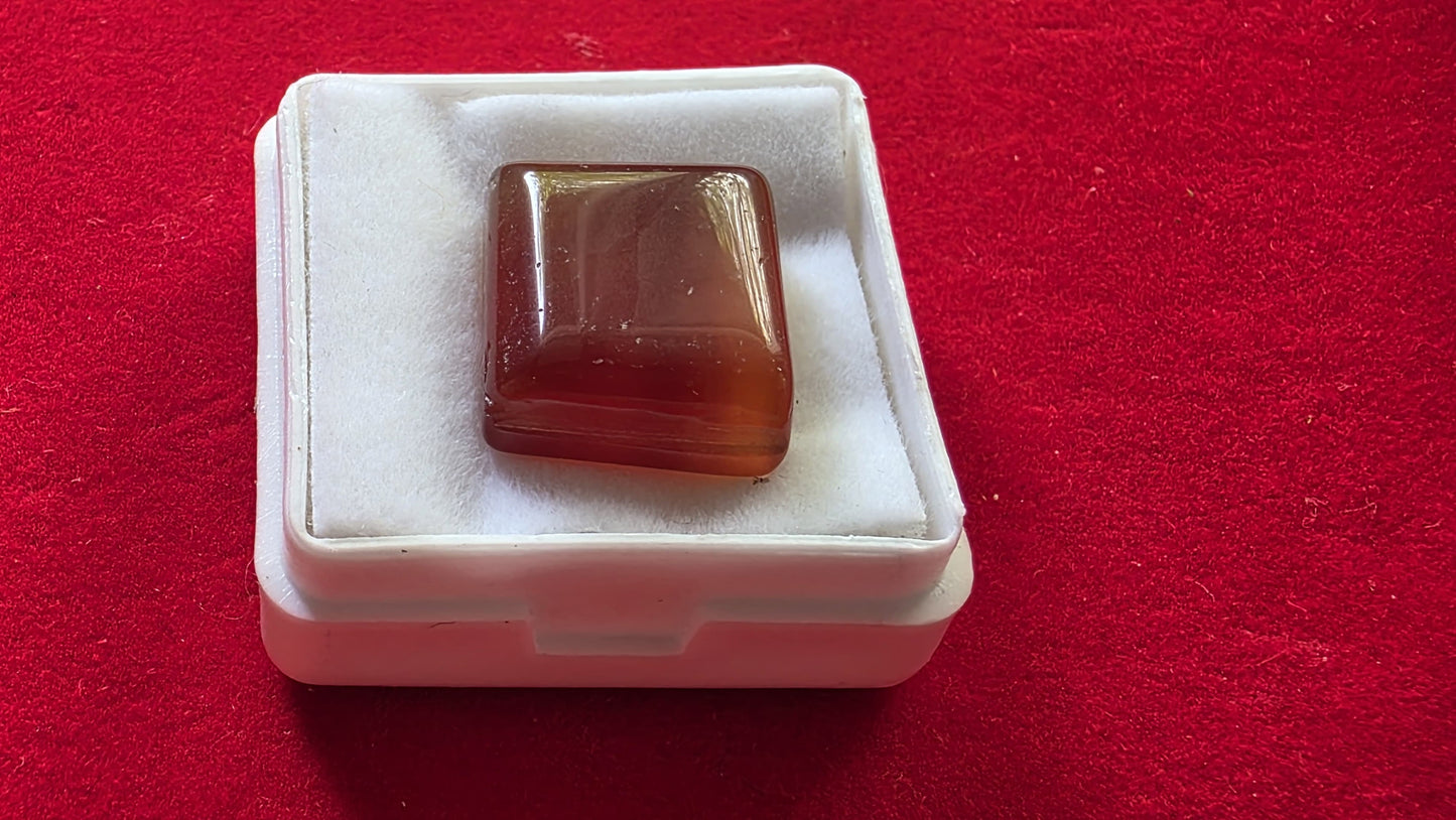 Red Hakik (Red Agate) – Powerful Protection, Courage & Strength Stone | Lab Certified | Natural | 100% Original