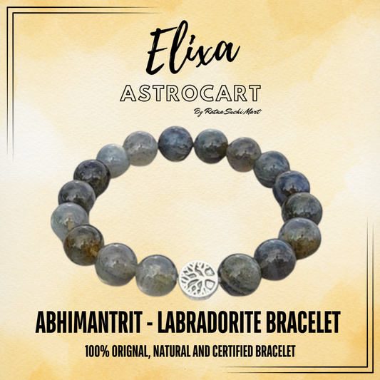 Labradorite Bracelet [Certified | Abhimantrit - Energized | 100% Original and Natural]