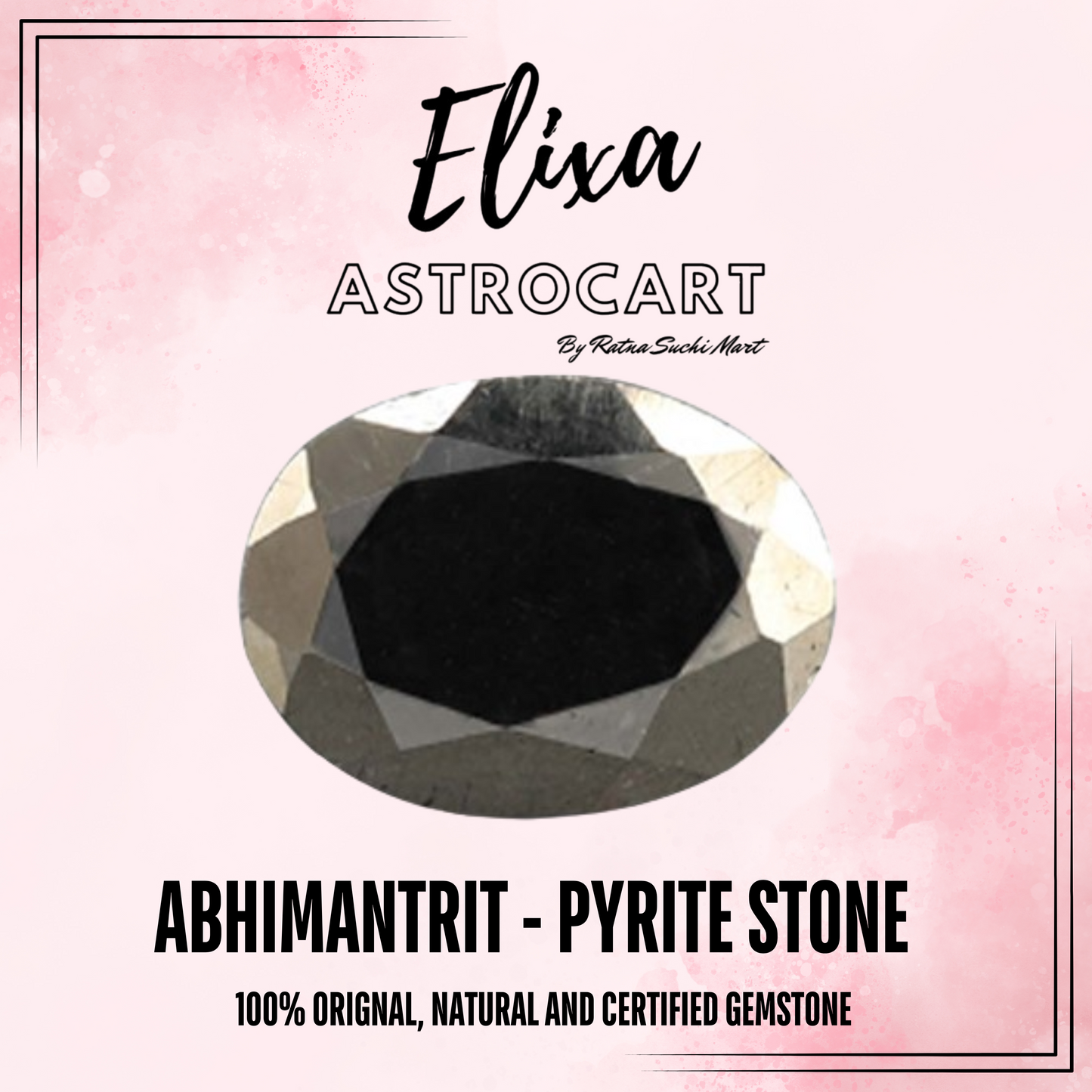 Pyrite Stone [Certified | Abhimantrit - Energized| 100% Original and Natural]