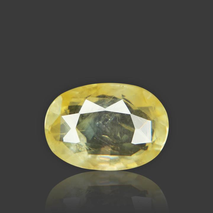 Yellow Sapphire - Pukhraj [Certified | Abhimantrit - Energized | 100% Original and Natural]