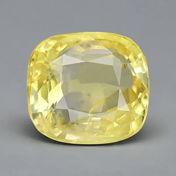 Yellow Sapphire - Pukhraj [Certified | Abhimantrit - Energized | 100% Original and Natural]