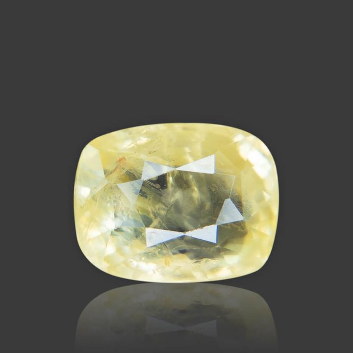 Yellow Sapphire - Pukhraj [Certified | Abhimantrit - Energized | 100% Original and Natural]