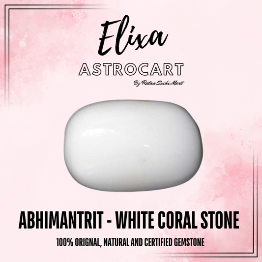 White Coral Stone [Certified] [100% Original and Natural]