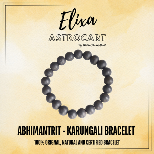 Karungali Bracelet [Certified | Abhimantrit - Energized | 100% Original and Natural]