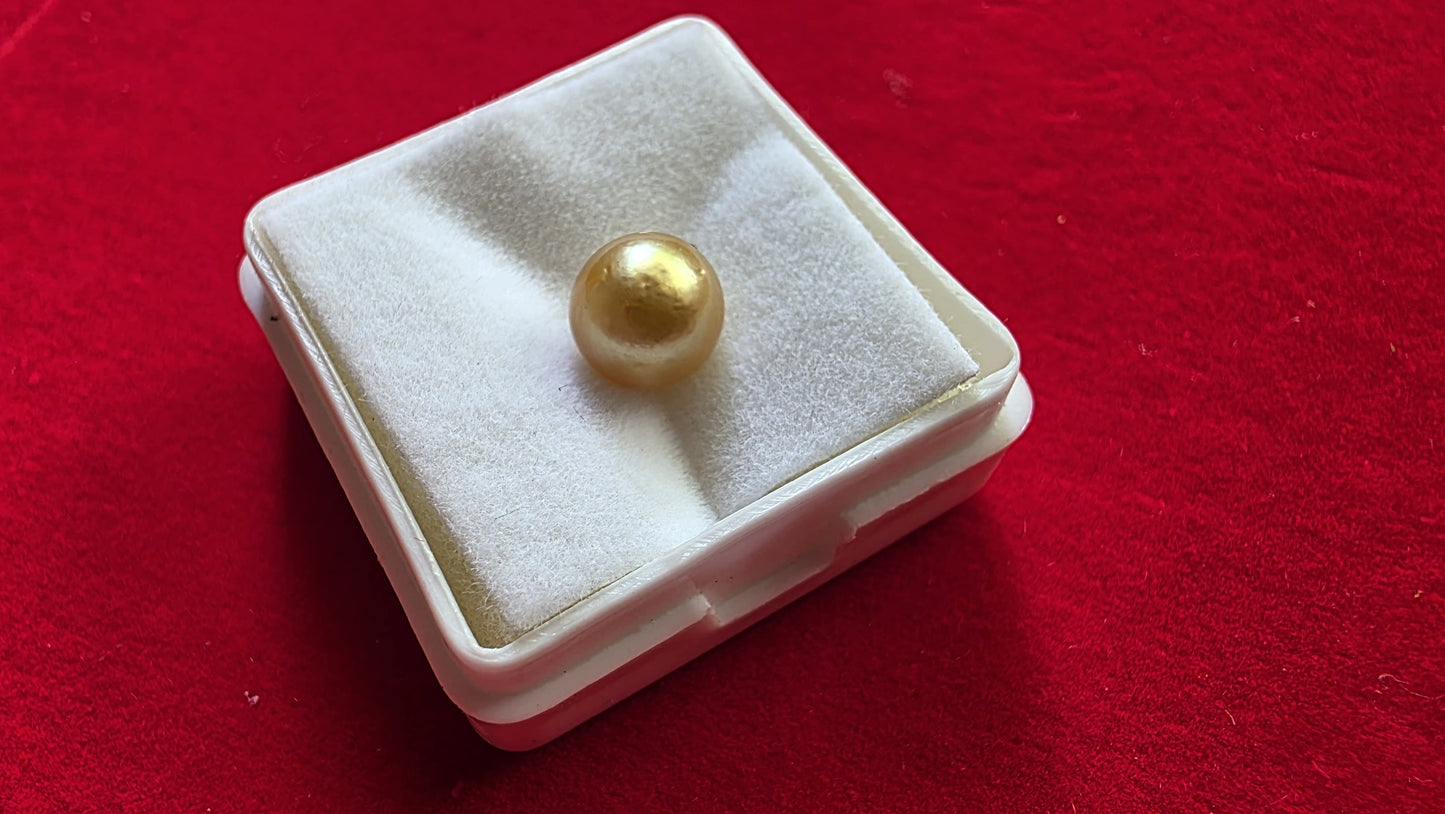 Golden Pearl Stone (Sunehla Moti) – Moon Prosperity, Peace & Wealth Stone | Lab Certified | Natural | 100% Original