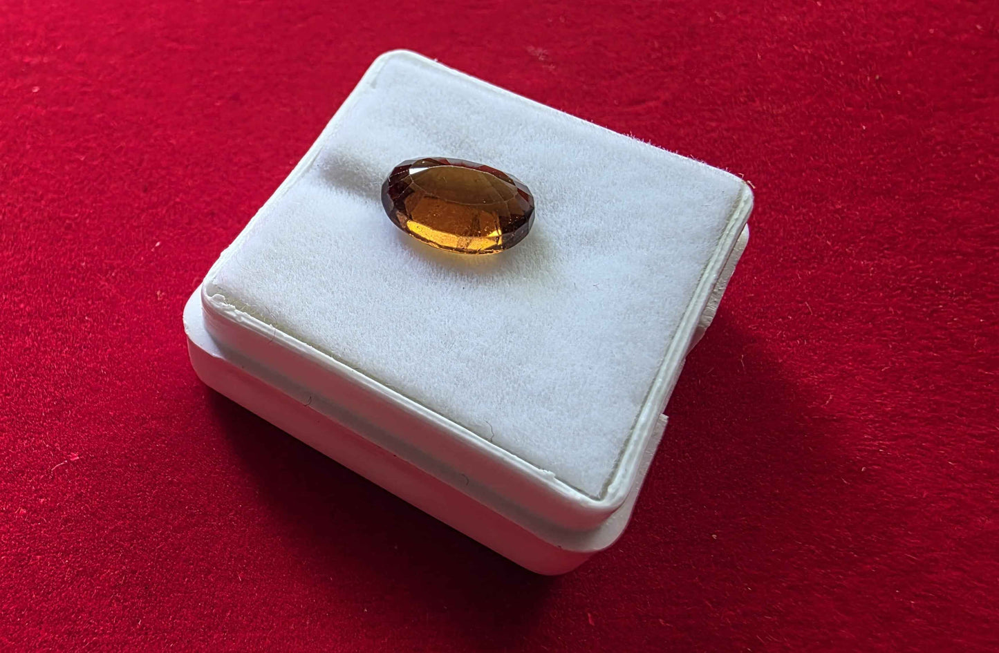Hessonite (Gomed) – Powerful Rahu Gemstone for Success, Stability & Protection | Lab Certified | Natural | 100% Original