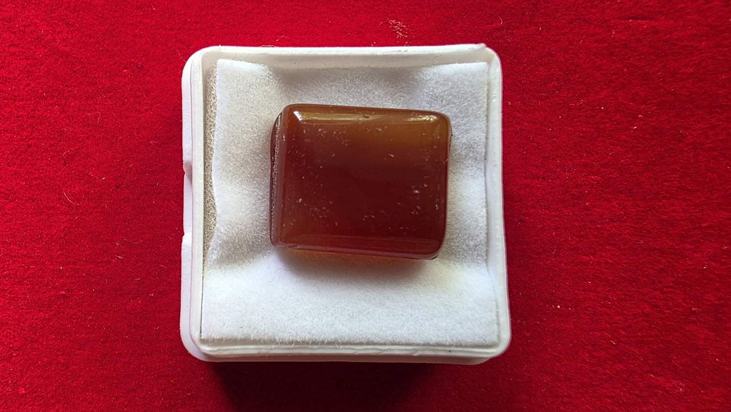 Red Hakik (Red Agate) – Powerful Protection, Courage & Strength Stone | Lab Certified | Natural | 100% Original