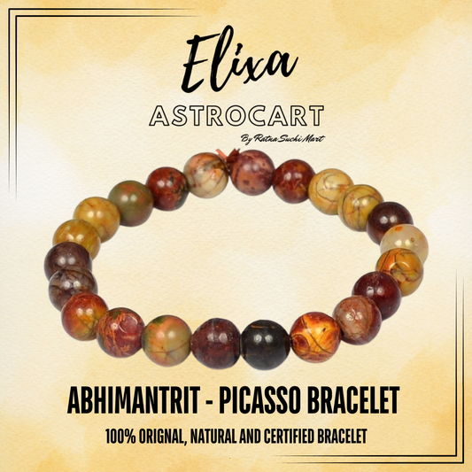 Picasso Bracelet [Certified | Abhimantrit - Energized | 100% Original and Natural]
