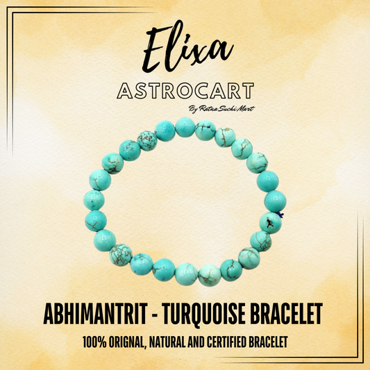 Turquoise Bracelet [Certified | Abhimantrit - Energized | 100% Original and Natural]