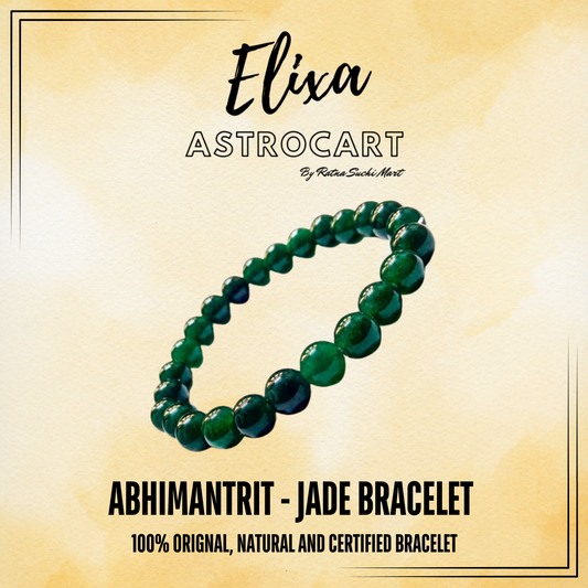 Jade Bracelet [Certified | Abhimantrit - Energized | 100% Original and Natural]