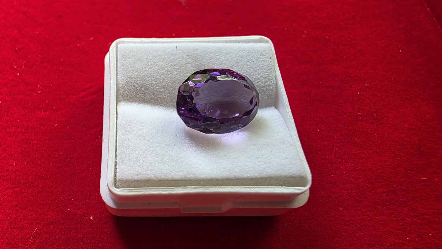 Amethyst (Jamunia) – Powerful Protection, Peace & Spiritual Energy Stone | Lab Certified | Natural | 100% Original