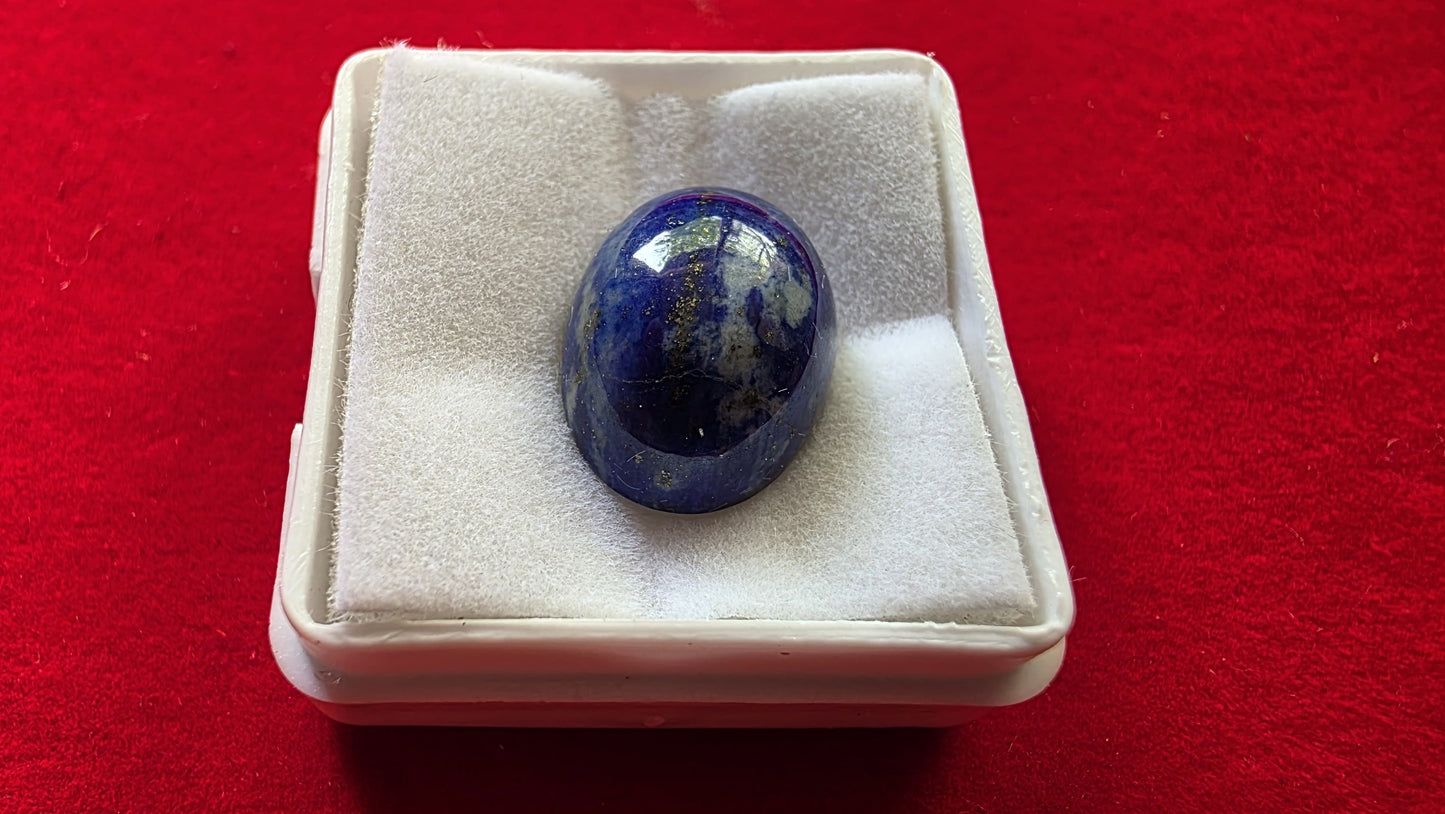 Natural Lapis Lazuli (Lajward) – Powerful Wisdom, Protection & Clarity Stone | Lab Certified | Natural | 100% Original