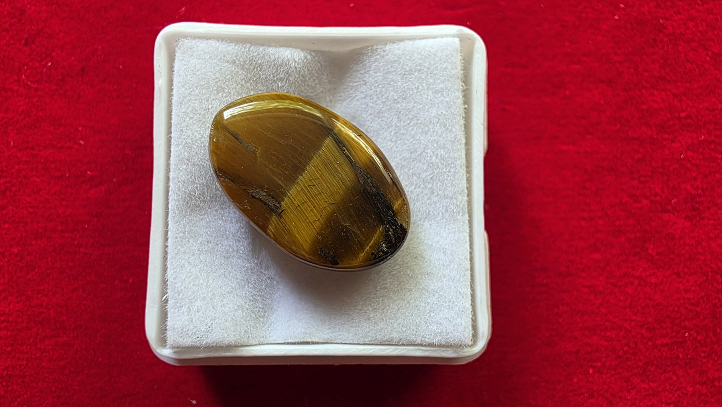 Tiger’s Eye Stone – Powerful Protection, Confidence & Wealth Crystal | Certified | Natural | 100% Original