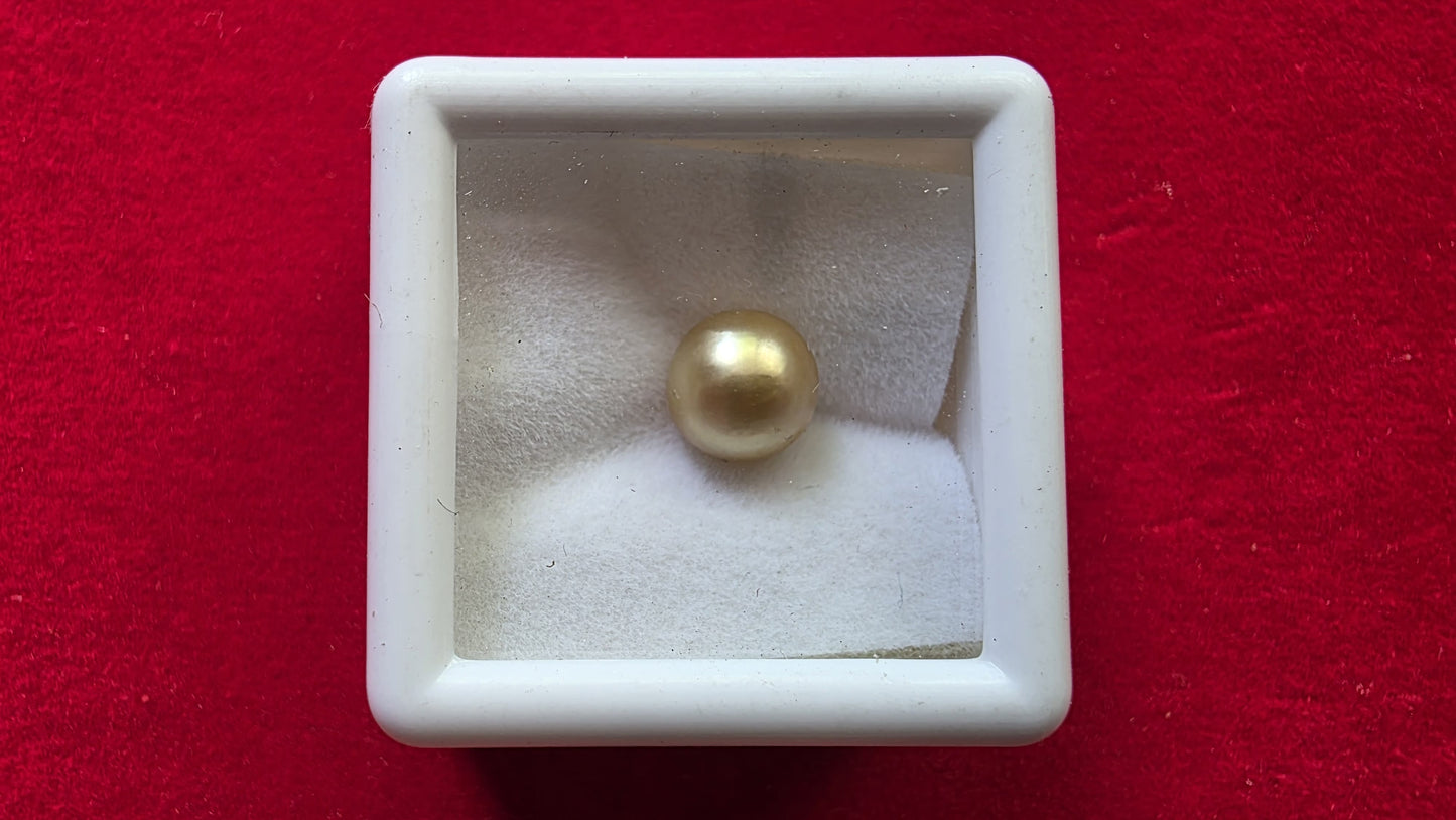 Golden Pearl Stone (Sunehla Moti) – Moon Prosperity, Peace & Wealth Stone | Lab Certified | Natural | 100% Original