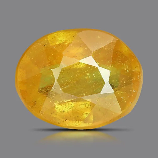 Yellow Sapphire - Pukhraj [Certified | Abhimantrit - Energized | 100% Original and Natural]