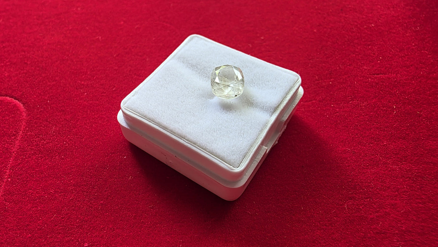 White Sapphire (Safed Pukhraj) – Powerful Venus Gemstone for Love, Luxury & Prosperity | Lab Certified | Natural | 100% Original