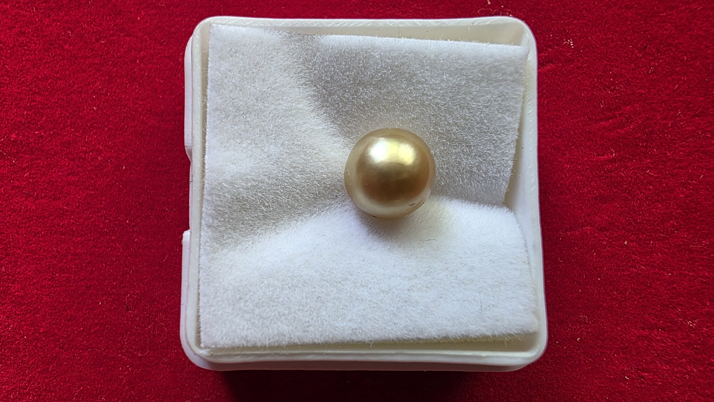 Golden Pearl Stone (Sunehla Moti) – Moon Prosperity, Peace & Wealth Stone | Lab Certified | Natural | 100% Original