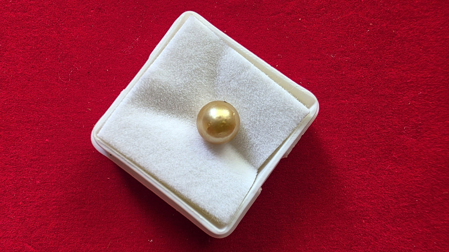 Golden Pearl Stone (Sunehla Moti) – Moon Prosperity, Peace & Wealth Stone | Lab Certified | Natural | 100% Original