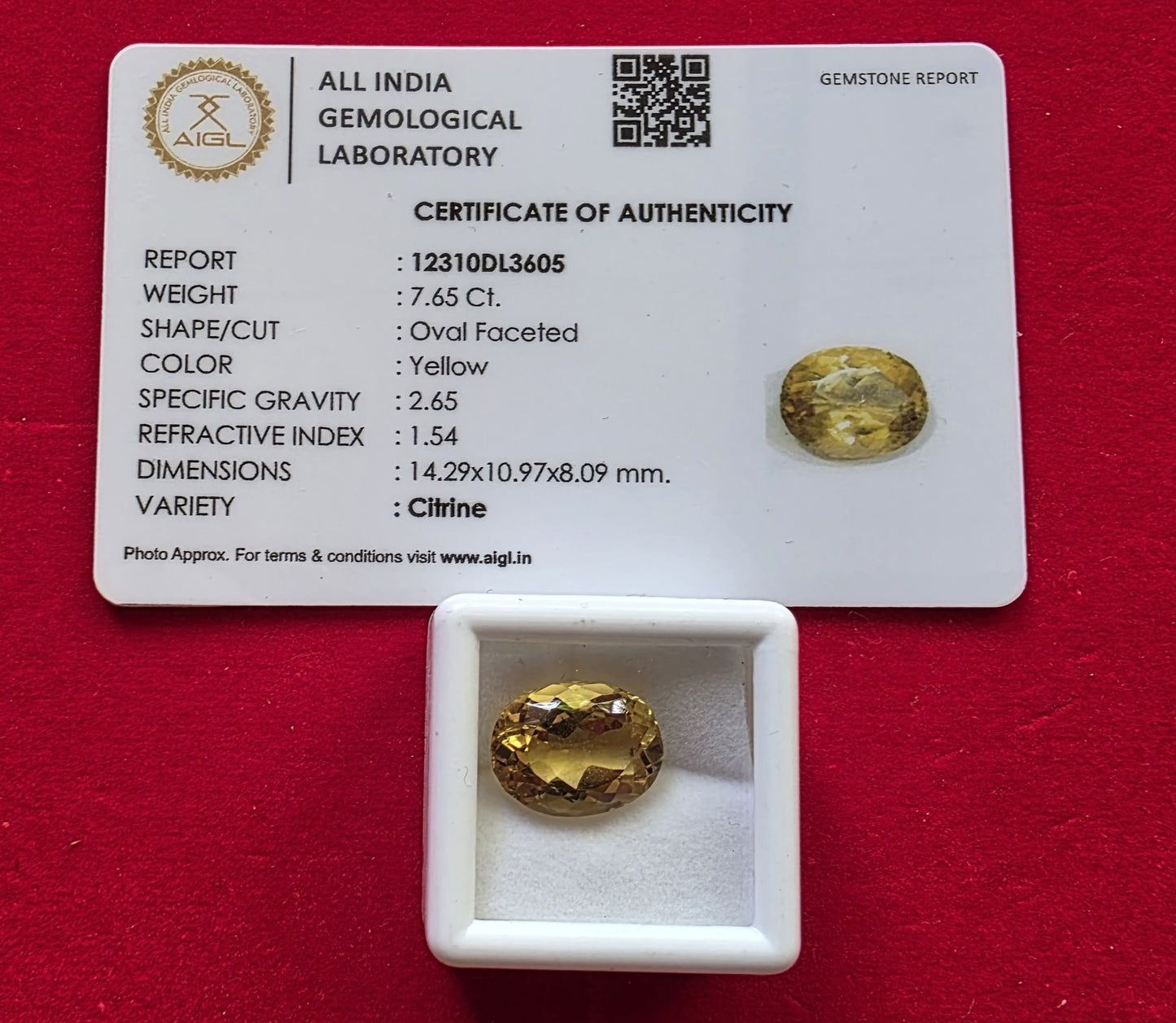 Citrine (Sunela) – Powerful Wealth, Prosperity & Success Stone | Lab Certified | Natural | 100% Original