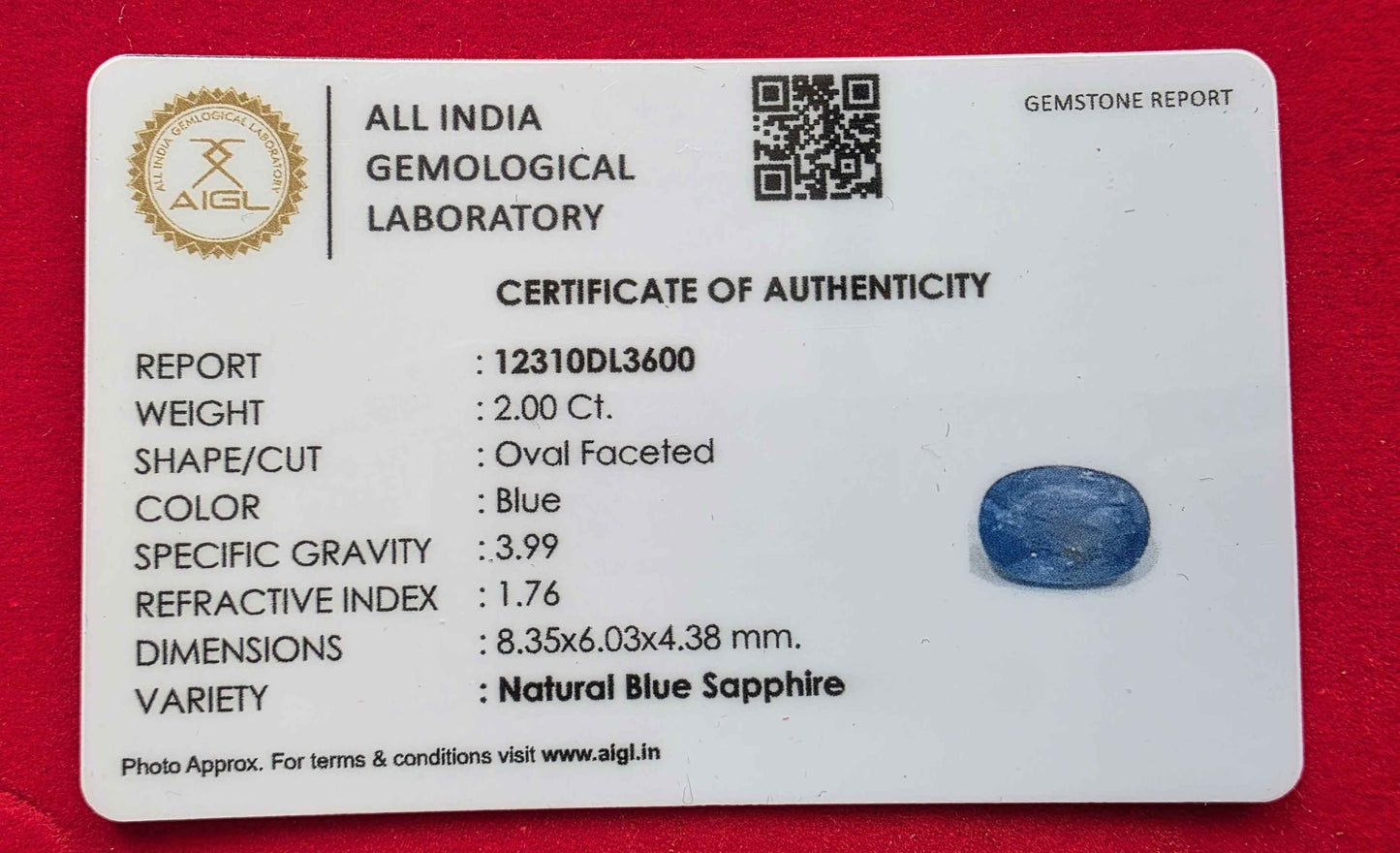 Blue Sapphire (Neelam) – Powerful Saturn Gemstone for Career Growth & Protection | Lab Certified | Natural | 100% Original