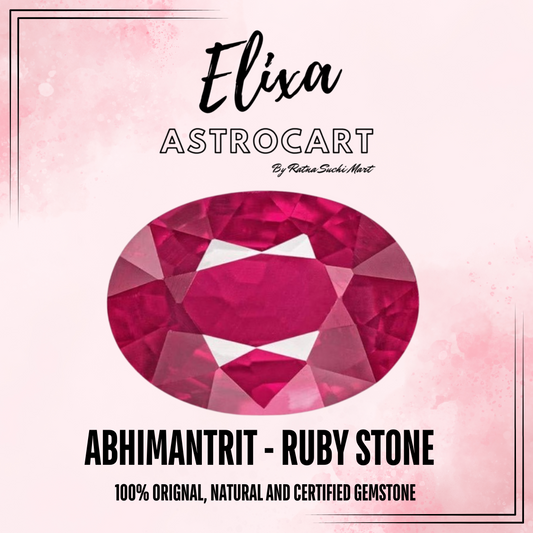 Ruby - Manik [Certified | Abhimantrit - Energized| 100% Original and Natural]