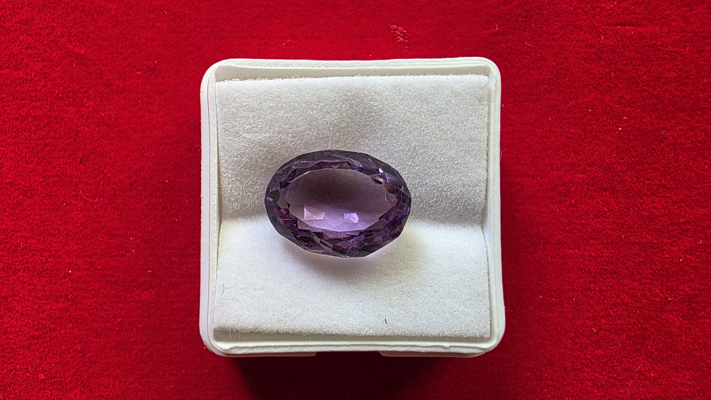 Amethyst (Jamunia) – Powerful Protection, Peace & Spiritual Energy Stone | Lab Certified | Natural | 100% Original