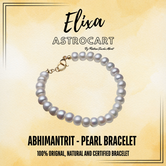Pearl Bracelet [Certified | Abhimantrit - Energized | 100% Original and Natural]