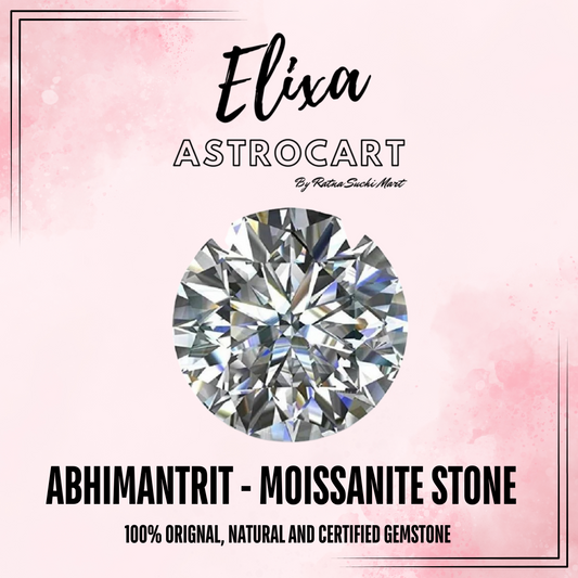 Moissanite Stone [Certified] [100% Original and Natural]