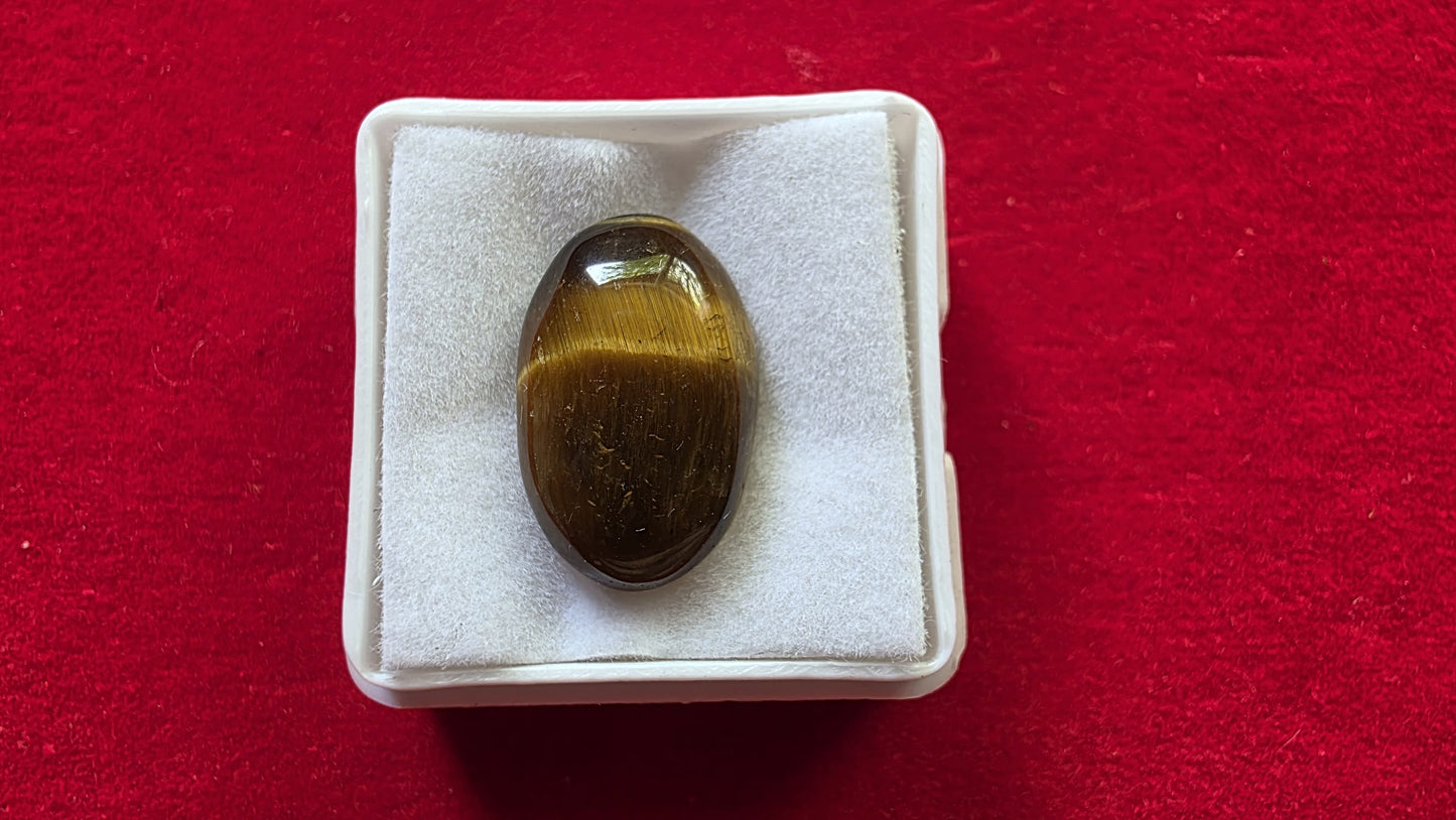 Tiger’s Eye Stone – Powerful Protection, Confidence & Wealth Crystal | Certified | Natural | 100% Original
