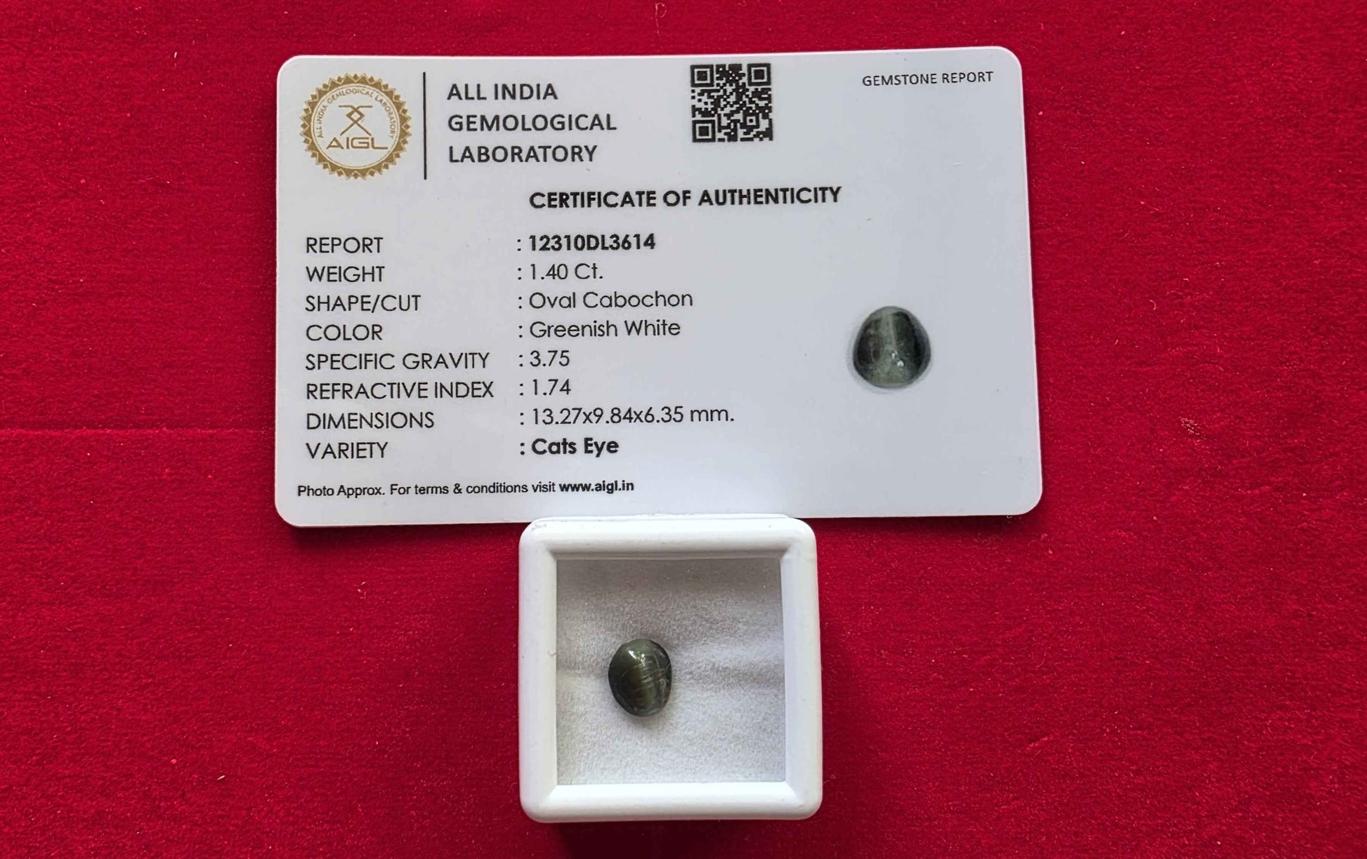 Cat’s Eye (Lehsunia) – Powerful Ketu Gemstone for Luck, Protection & Spiritual Growth | Lab Certified | Natural | 100% Original