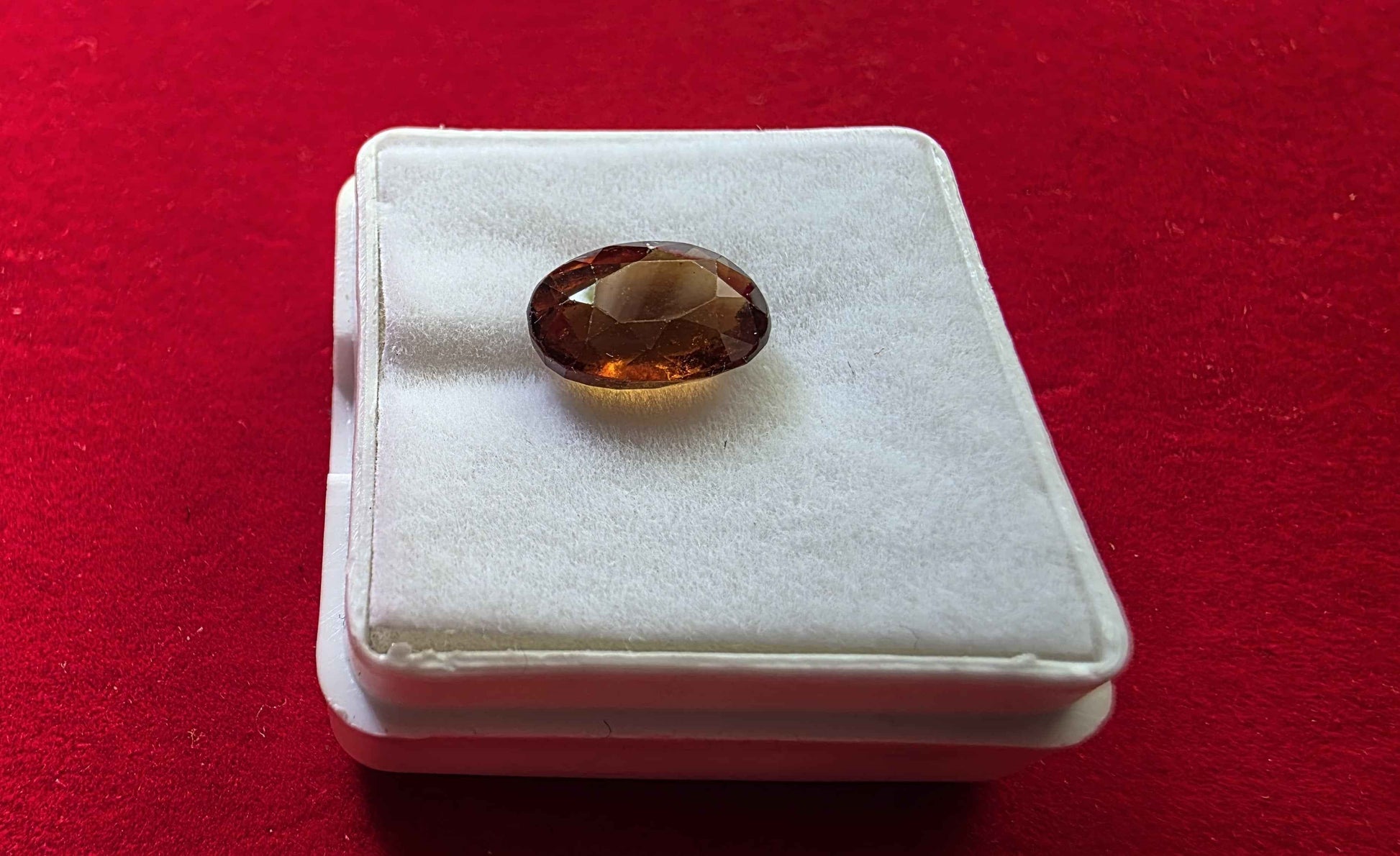 Hessonite (Gomed) – Powerful Rahu Gemstone for Success, Stability & Protection | Lab Certified | Natural | 100% Original