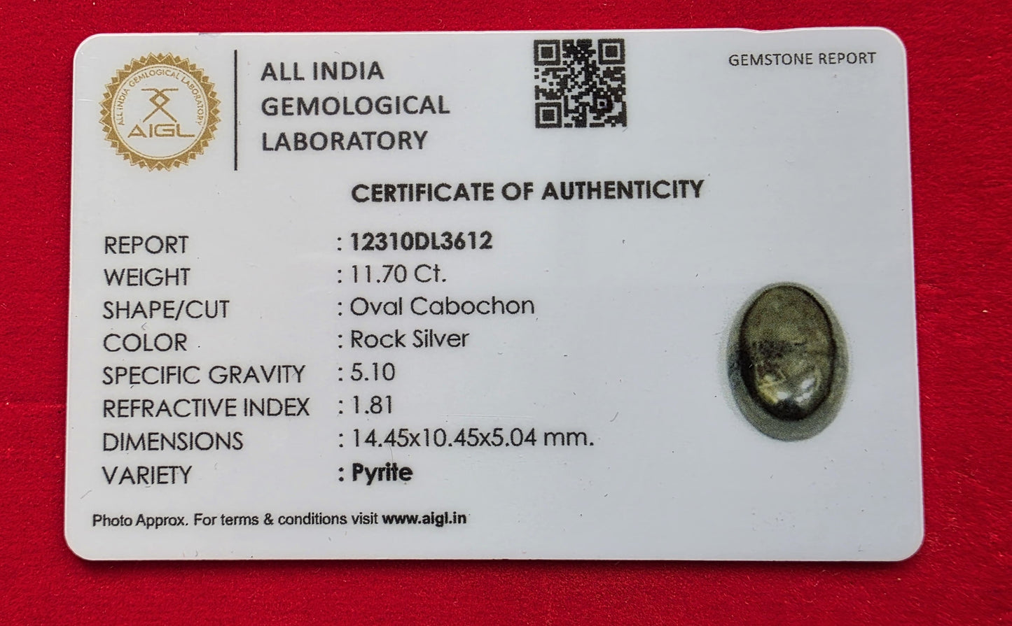 Pyrite Stone – Powerful Wealth, Prosperity & Success Crystal | Certified | Natural | 100% Original