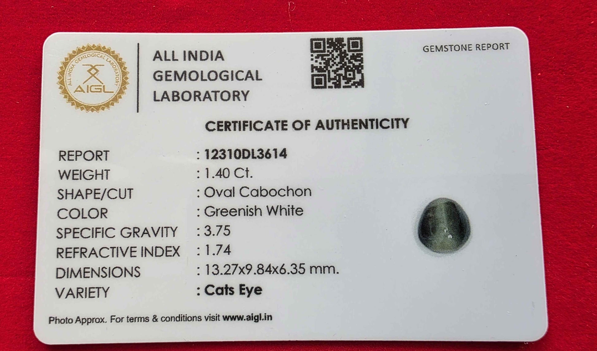 Cat’s Eye (Lehsunia) – Powerful Ketu Gemstone for Luck, Protection & Spiritual Growth | Lab Certified | Natural | 100% Original